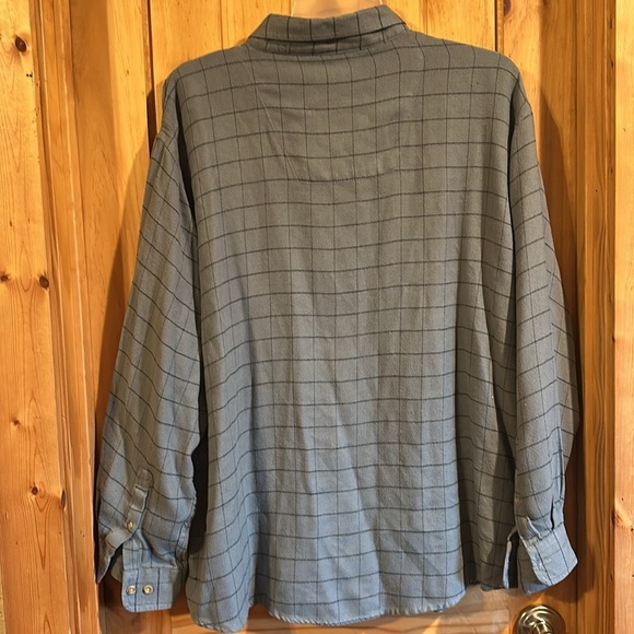 SCANDIA WOODS Men’s Gray Plaid L/S Button Down - Picture 5 of 5